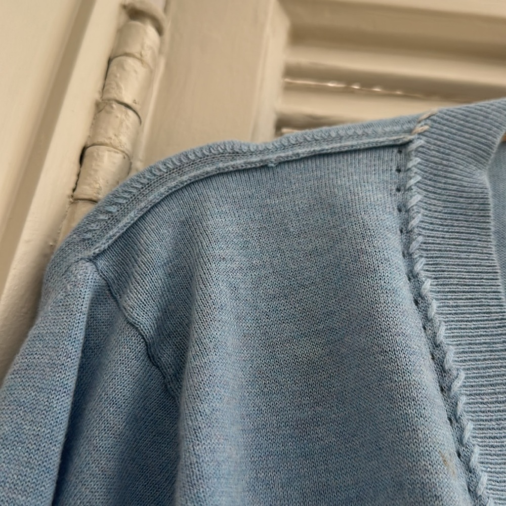 Banana Republic Light Blue Women's Cardigan - Picture 5 of 7